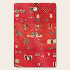 Haouz  Antique Morocco North African Pile Rug Cutting Board Gallery Image 1
