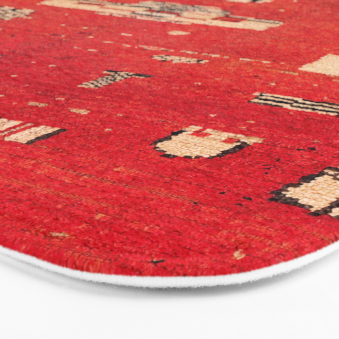 Haouz  Antique Morocco North African Pile Rug Bath Mat Gallery Image 3