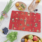 Haouz  Antique Morocco North African Pile Rug Cutting Board Gallery Image 2