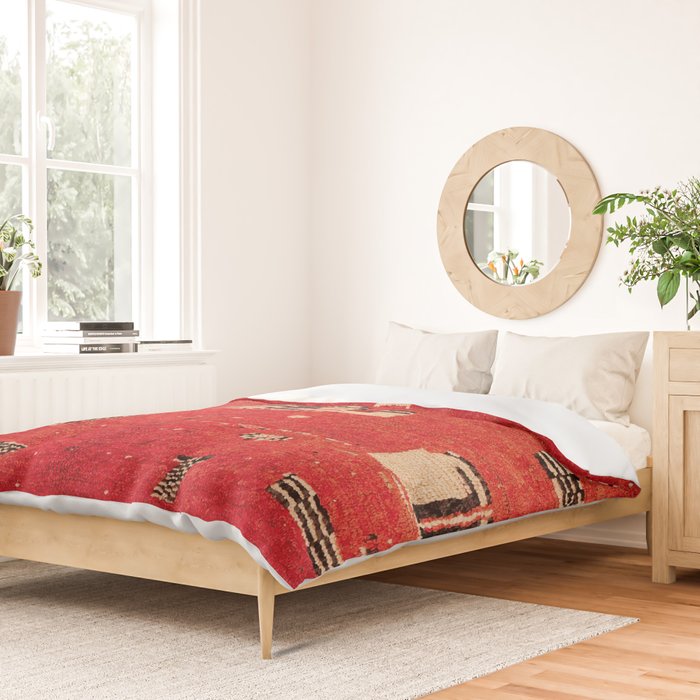 Haouz  Antique Morocco North African Pile Rug Duvet Cover Gallery Image 2