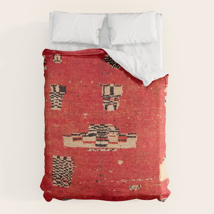 Haouz  Antique Morocco North African Pile Rug Duvet Cover Gallery Image 6