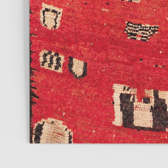 Haouz  Antique Morocco North African Pile Rug Poster Gallery Image 3