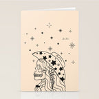 Love or Die Tryinâ - Rhinestone Cowgirl Black & Cream Stationery Card Gallery Image 2