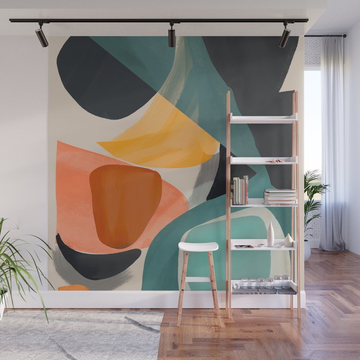Modern Abstract Art 146 Wall Mural Gallery Image 1