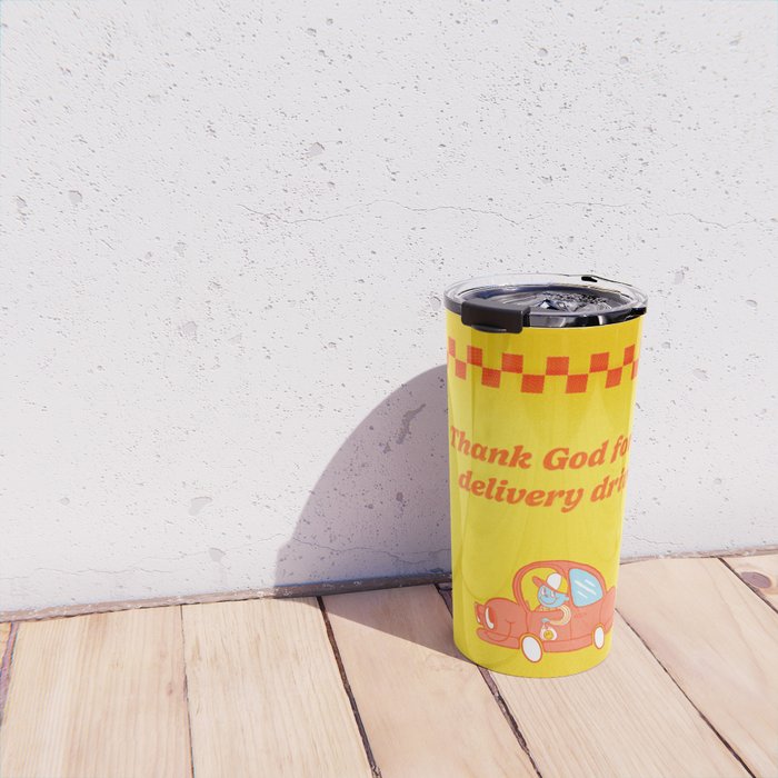 Wanna Get It Delivered? Travel Mug Gallery Image 4