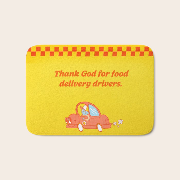 Wanna Get It Delivered? Bath Mat Gallery Image 1