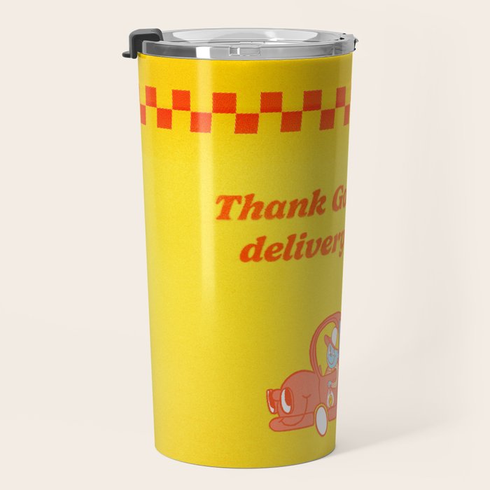 Wanna Get It Delivered? Travel Mug Gallery Image 3
