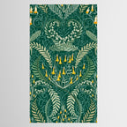 Woodland soil Morris style shining emerald Tablecloth Gallery Image 2