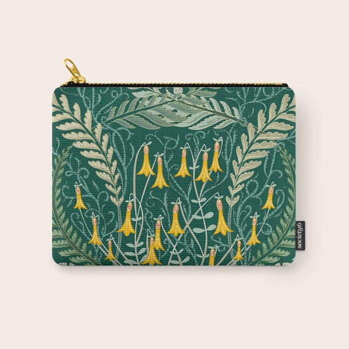 Woodland soil Morris style shining emerald Carry All Pouch Gallery Image 1