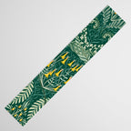 Woodland soil Morris style shining emerald Table Runner Gallery Image 3
