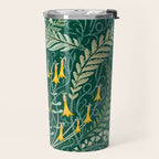 Woodland soil Morris style shining emerald Travel Mug Gallery Image 2
