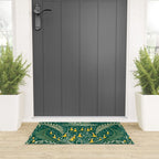 Woodland soil Morris style shining emerald Welcome Mat Gallery Image 3