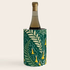 Woodland soil Morris style shining emerald Wine Chiller Gallery Image 2