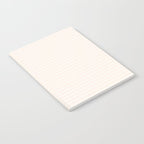Color Block Lines IX Subtle Off White Notebook Gallery Image 2