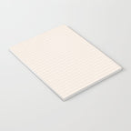Color Block Lines IX Subtle Off White Notebook Gallery Image 3