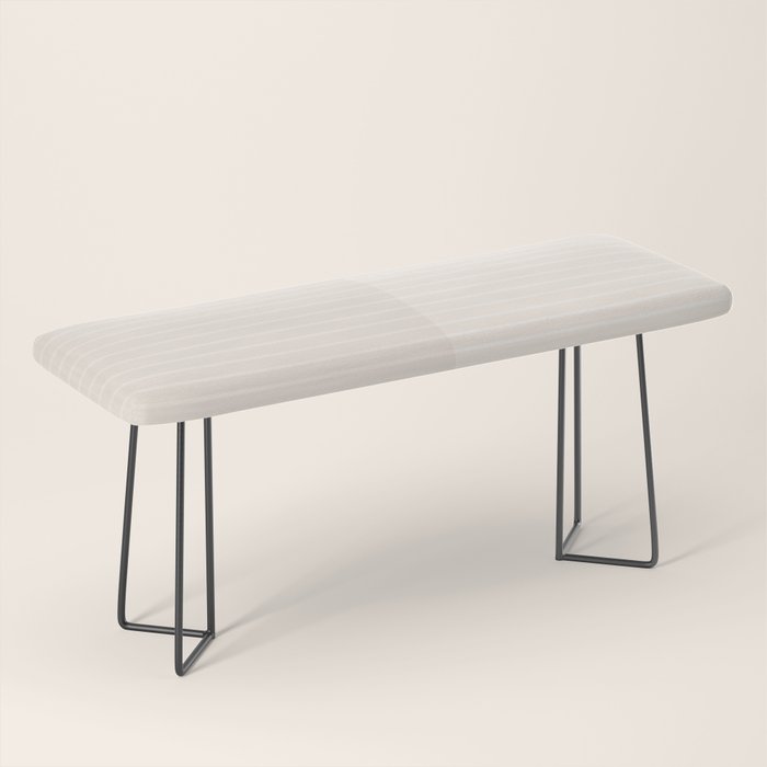 Color Block Lines IX Subtle Off White Bench Gallery Image 1