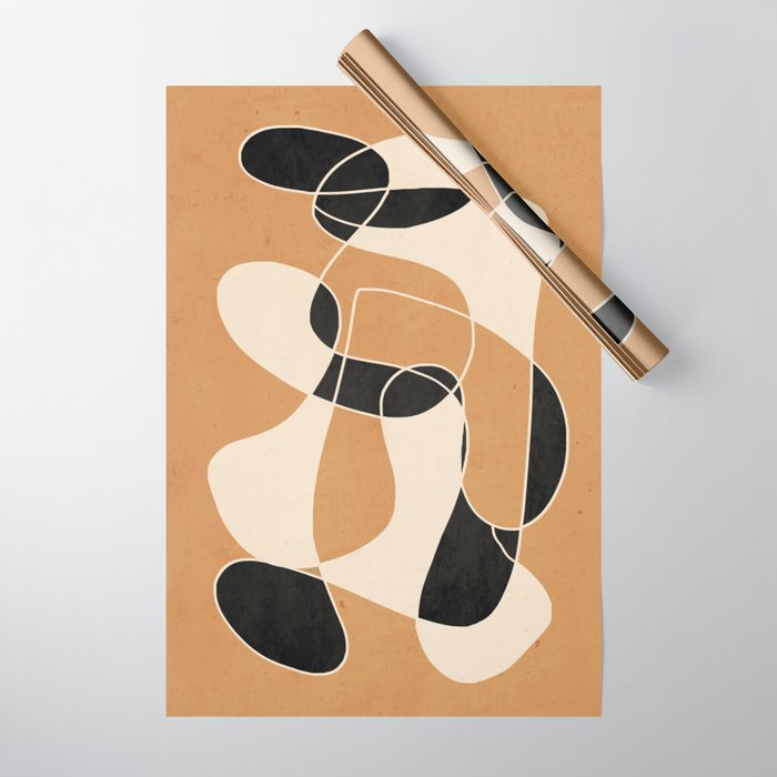 Modern Abstract Minimal Art 21 Wrapping Paper Gallery Image 1