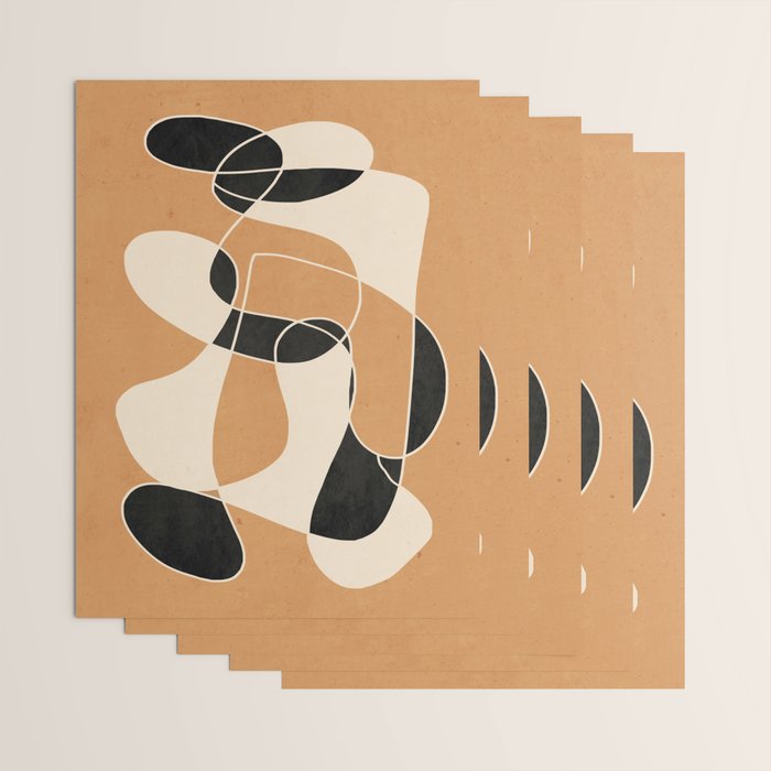 Modern Abstract Minimal Art 21 Wrapping Paper Gallery Image 3