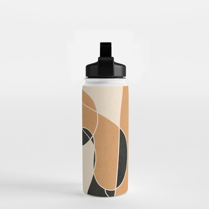 Modern Abstract Minimal Art 21 Water Bottle Gallery Image 2