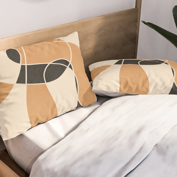 Modern Abstract Minimal Art 21 Pillow Sham Gallery Image 2