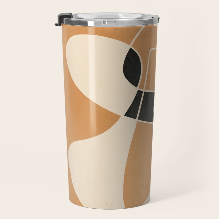 Modern Abstract Minimal Art 21 Travel Mug Gallery Image 3