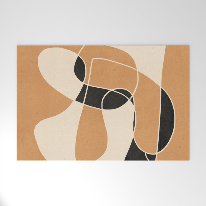 Modern Abstract Minimal Art 21 Welcome Mat Gallery Image 1
