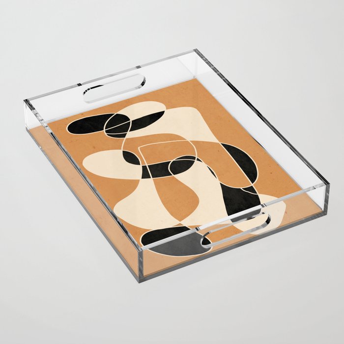 Modern Abstract Minimal Art 21 Acrylic Tray Gallery Image 1