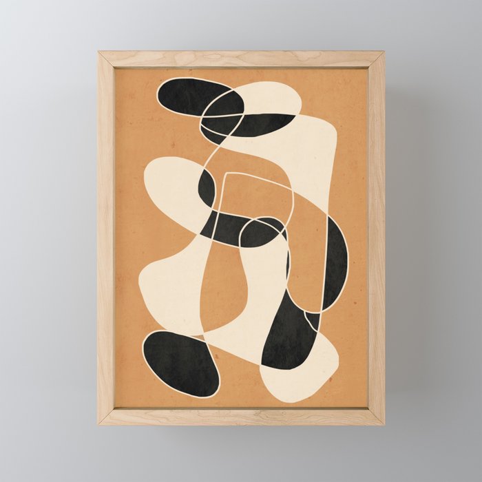 Modern Abstract Minimal Art 21 Mini Art Print Gallery Image 1