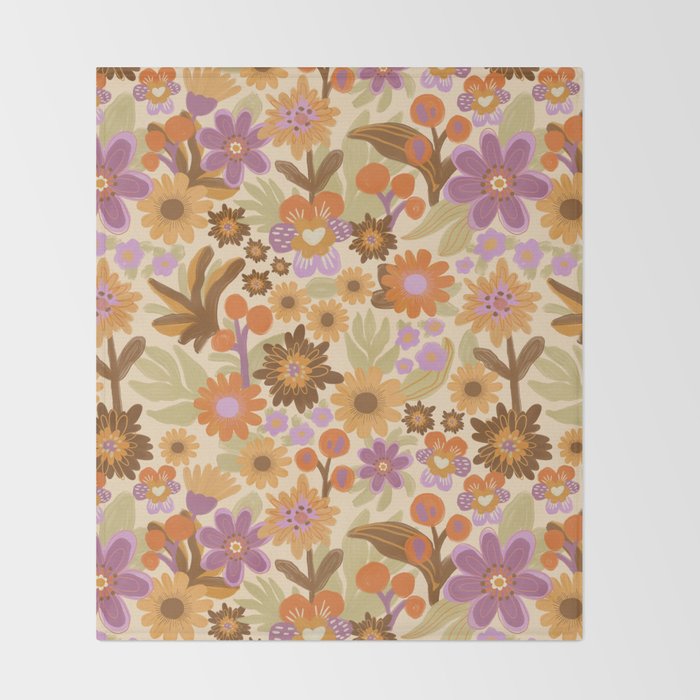 Flower power II Throw Blanket Gallery Image 2
