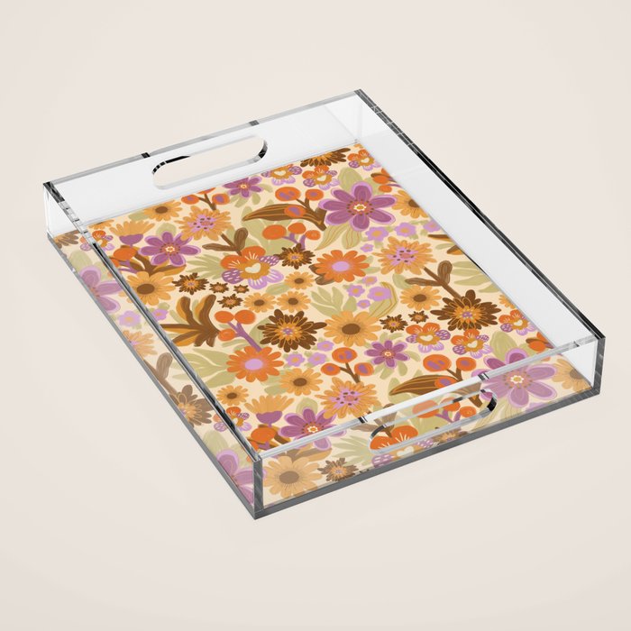 Flower power II Acrylic Tray Gallery Image 1