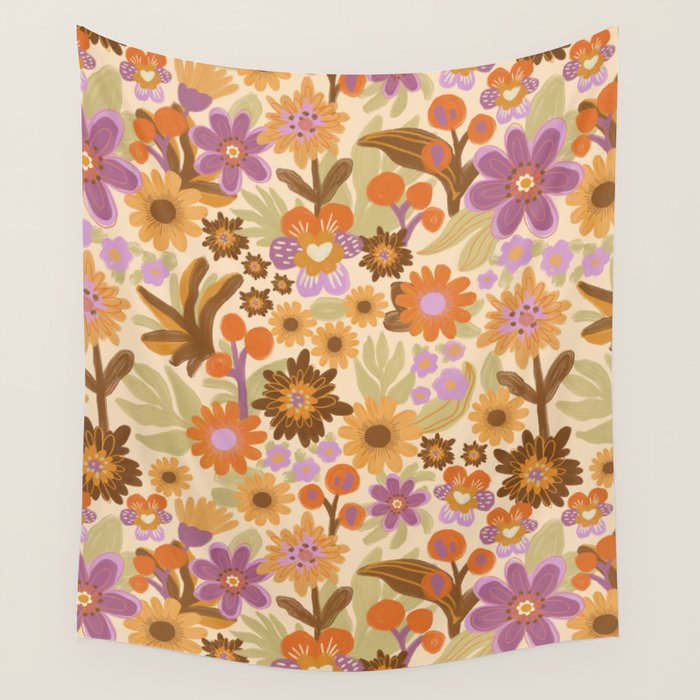 Flower power II Wall Tapestry Gallery Image 4