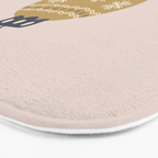 Christmas Bauble Gold And Blue Bath Mat Gallery Image 3