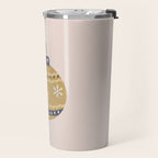 Christmas Bauble Gold And Blue Travel Mug Gallery Image 2