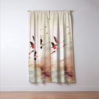 Flock of Flamingos Window Curtain Gallery Image 3