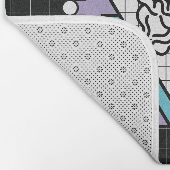 Apollo Vaporwave / greek god Bath Mat Gallery Image 2