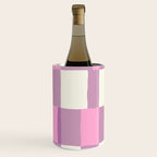 Summer check handdrawn purple Wine Chiller Gallery Image 3