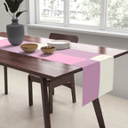 Summer check handdrawn purple Table Runner Gallery Image 2