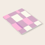 Summer check handdrawn purple Notebook Gallery Image 2