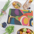 Abstract fruit shapes 02 Cutting Board Gallery Image 2