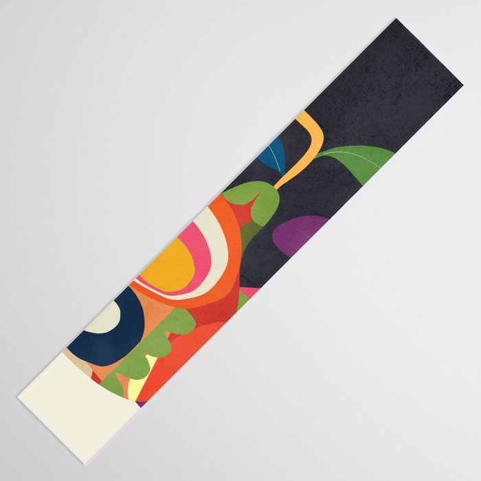 Abstract fruit shapes 02 Table Runner Gallery Image 3