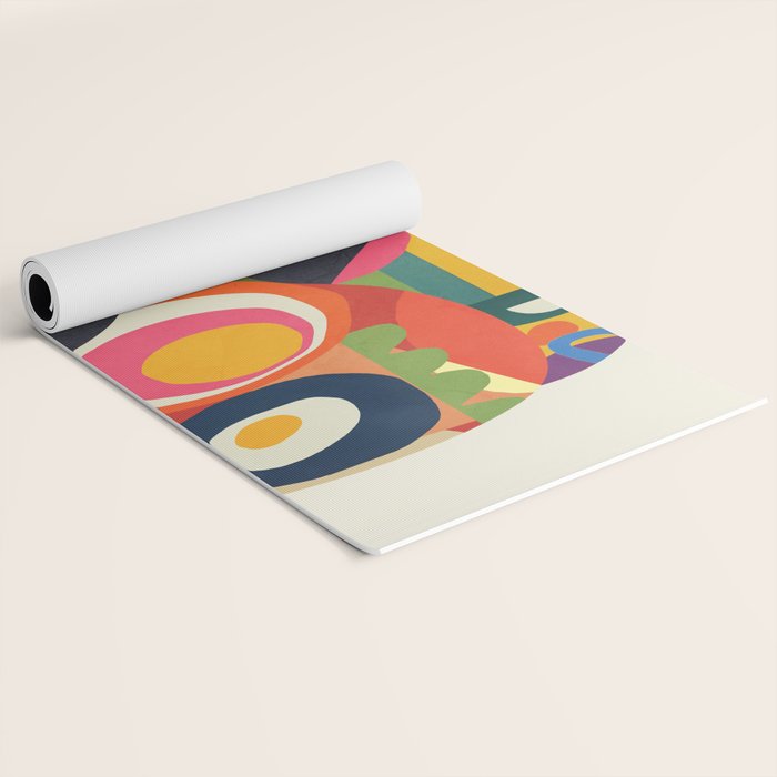 Abstract fruit shapes 02 Yoga Mat Gallery Image 2