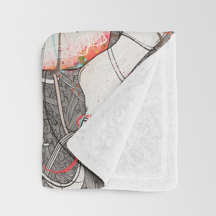 Wild We Are Beasts Throw Blanket Gallery Image 3