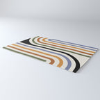 Bold Curvature Stripes VIII Rug Gallery Image 3