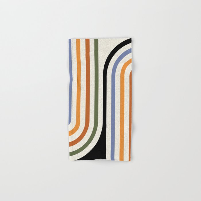 Bold Curvature Stripes VIII Bath Towel Gallery Image 1