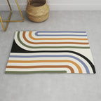 Bold Curvature Stripes VIII Rug Gallery Image 1