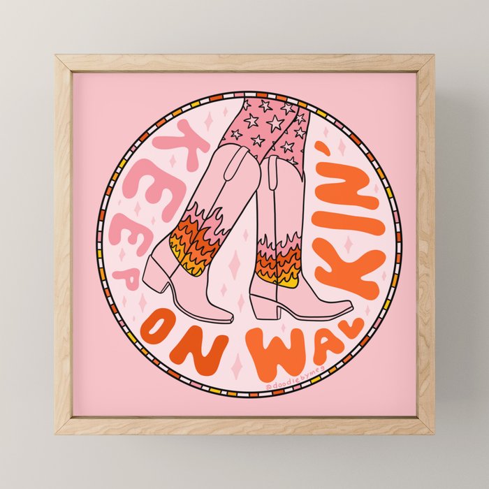 Keep On Walkin' Mini Art Print Gallery Image 1