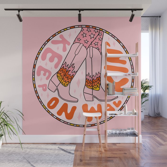 Keep On Walkin' Wall Mural Gallery Image 1