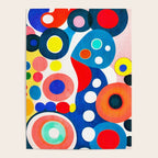 Circles: Colorful Mid Century Abstraction Poster Gallery Image 4