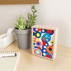 Circles: Colorful Mid Century Abstraction Mini Art Print Gallery Image 2