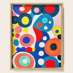 Circles: Colorful Mid Century Abstraction Serving Tray Gallery Image 1